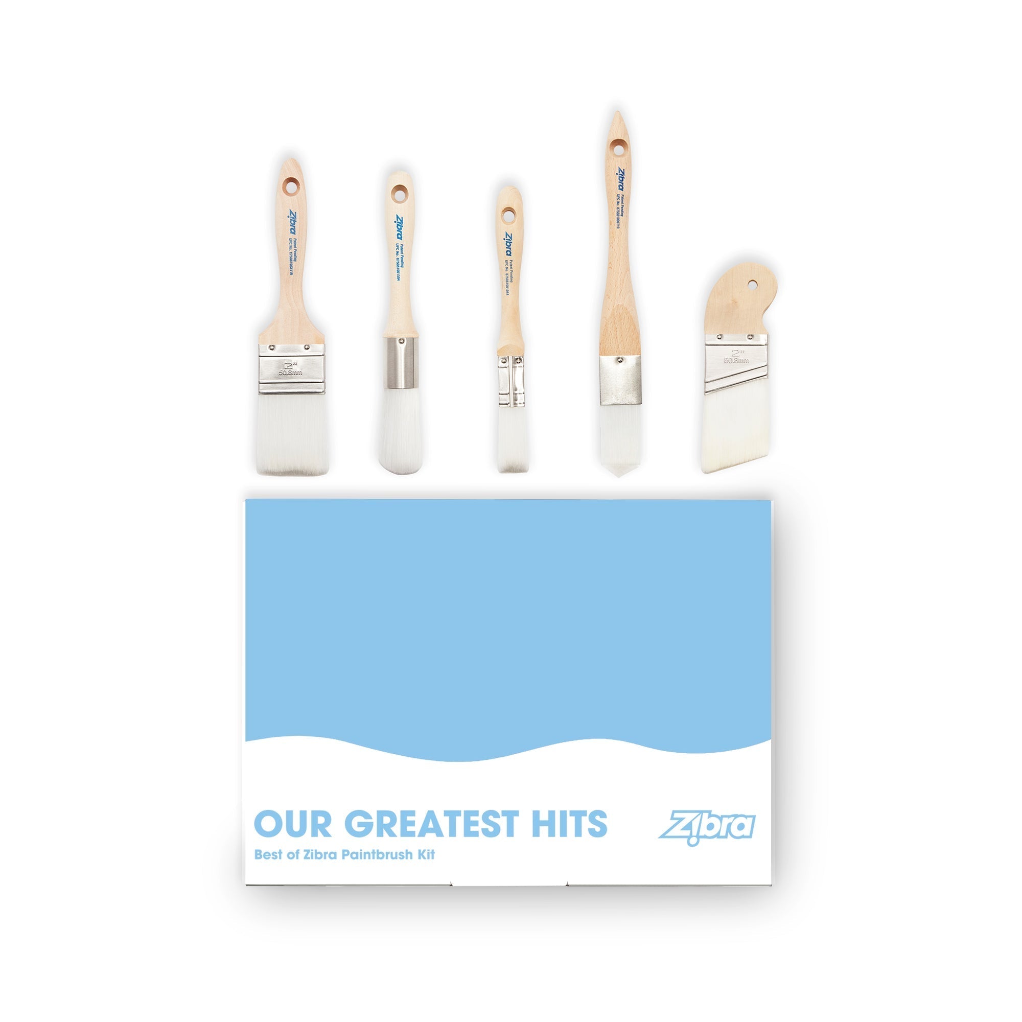 Best of Zibra Paintbrush Kit-5 piece – The Finish Store