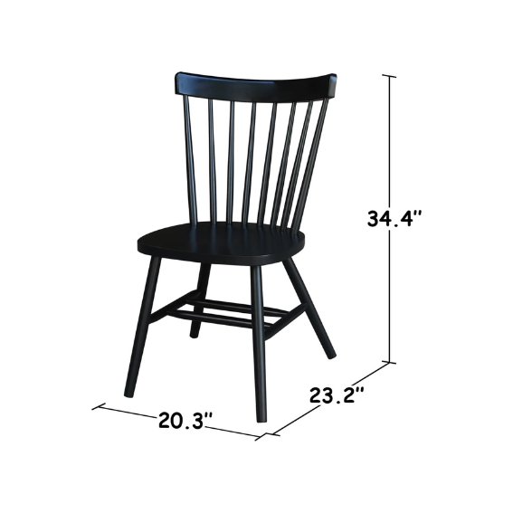 Black Copenhagen Dining Chair - Seeds & Sawdust