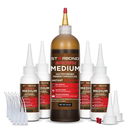 Brown Medium Super Glue - Seeds & Sawdust