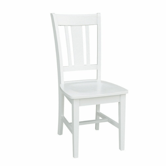 Camden Chair – 100% Solid Hardwood | Factory - Painted in Black or Pure White - Seeds & Sawdust