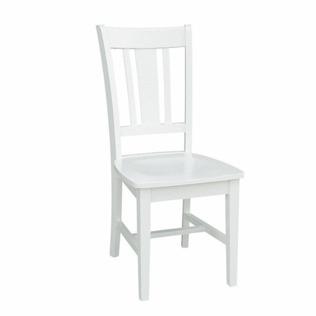 Camden Chair – 100% Solid Hardwood | Factory - Painted in Black or Pure White - Seeds & Sawdust