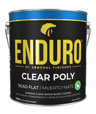 ENDURO PROFESSIONAL WATER - BASED CLEAR POLY (DEAD FLAT) - Seeds & Sawdust