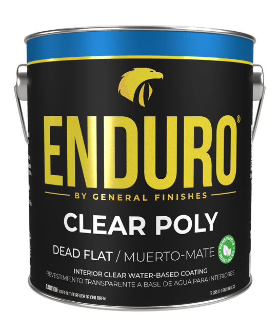 ENDURO PROFESSIONAL WATER - BASED CLEAR POLY (DEAD FLAT) - Seeds & Sawdust