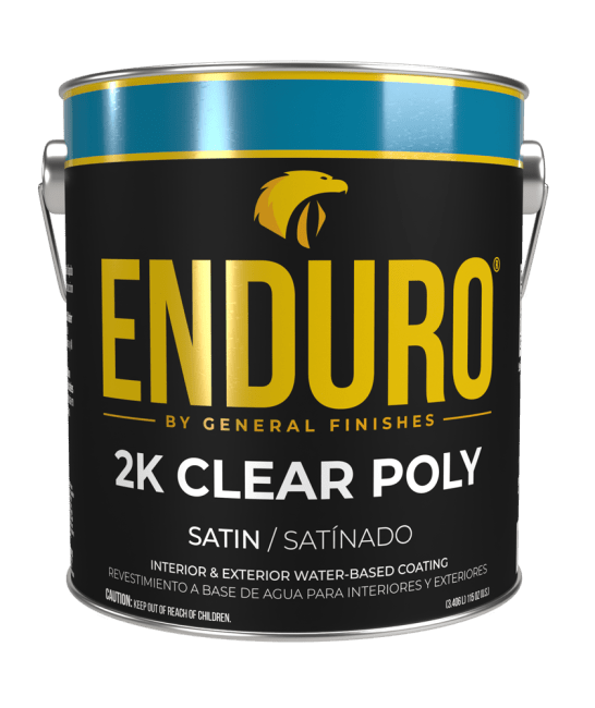Enduro Professional Water - Based Tintable 2K Clear Poly - Seeds & Sawdust
