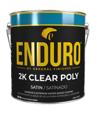 Enduro Professional Water - Based Tintable 2K Clear Poly - Seeds & Sawdust