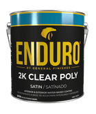 Enduro Professional Water - Based Tintable 2K Clear Poly - Seeds & Sawdust