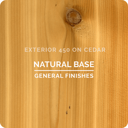 EXTERIOR 450 WATER - BASED WOOD STAIN - Seeds & Sawdust