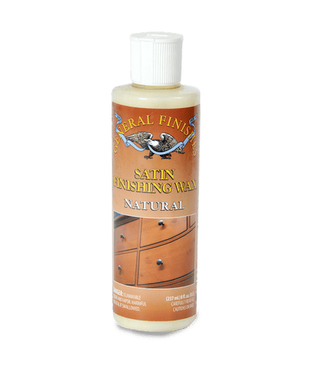 SATIN FINISHING WAX FOR WOOD (8oz.) - Seeds & Sawdust