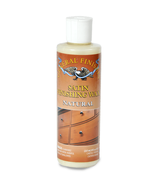SATIN FINISHING WAX FOR WOOD (8oz.) - Seeds & Sawdust