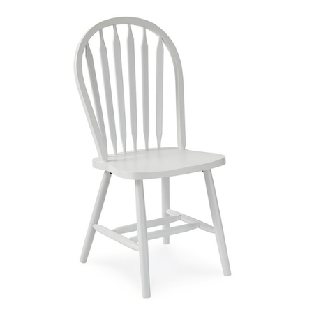 Windsor Arrowback Chair – 100% Solid Hardwood | Painted Black or White - Seeds & Sawdust