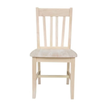 Wooden Slat Back Chair - Seeds & Sawdust