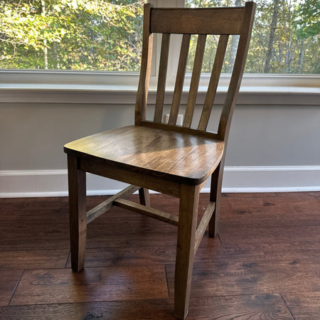 Wooden Slat Back Chair - Seeds & Sawdust