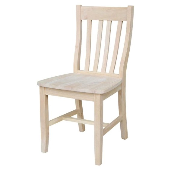 Wooden Slat Back Chair - Seeds & Sawdust