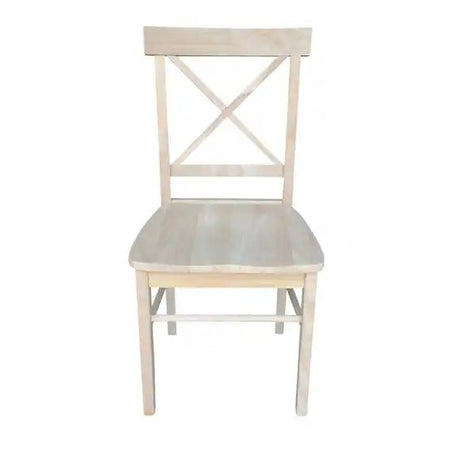 Wooden X Back Chair - Seeds & Sawdust